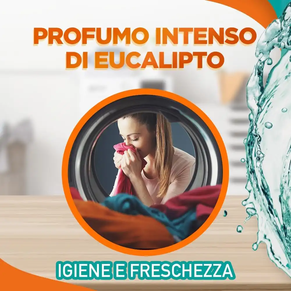 3x Sole Detersivo Lavatrice Igiene e Freschezza 183 Lavaggi Liquido Igienizzante
