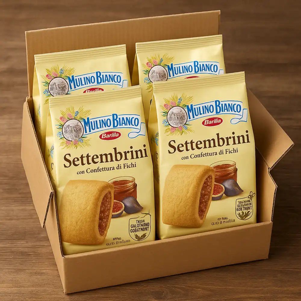 4x Biscotti Settembrini con Confettura di Fichi 300g – Totale 1,2kg Barilla