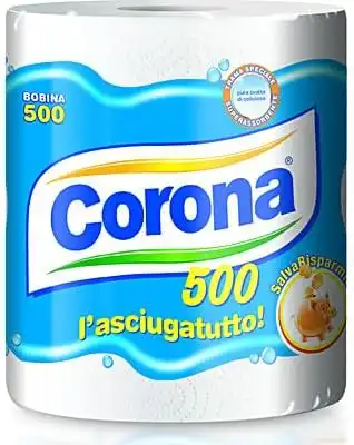 6 Bobine Asciugatutto 2 Veli 500 Strappi 750g – Rotoloni Casa Cucina Resistenti
