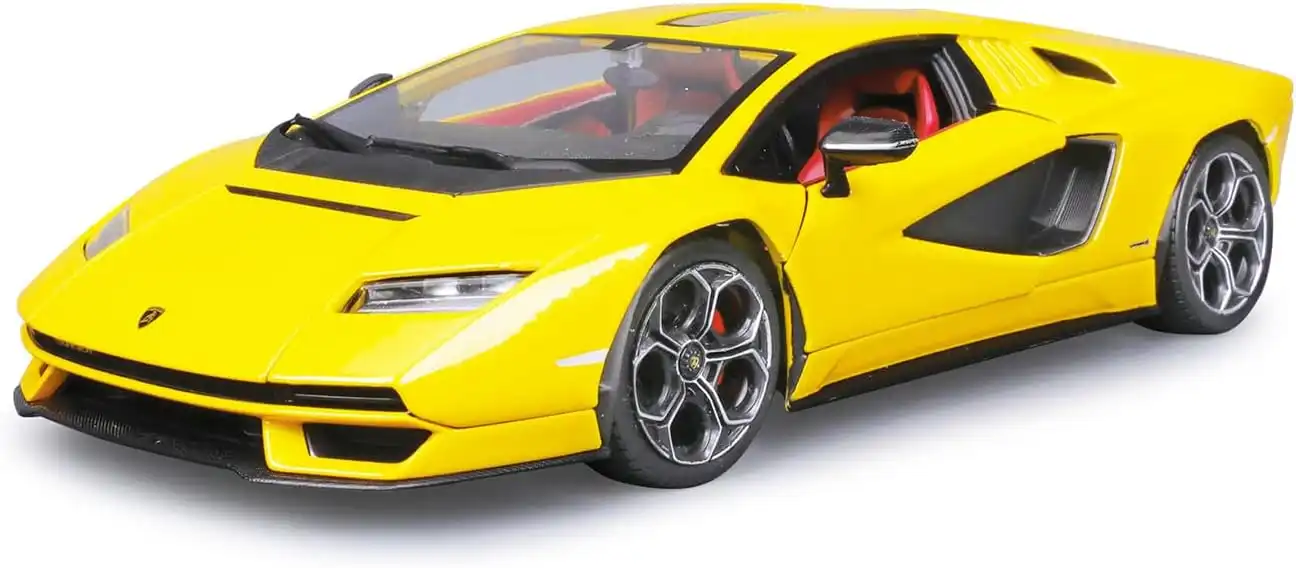 BBurago Model Kit Lamborghini Countach Modellino Auto Scala 1:24 Licenziata