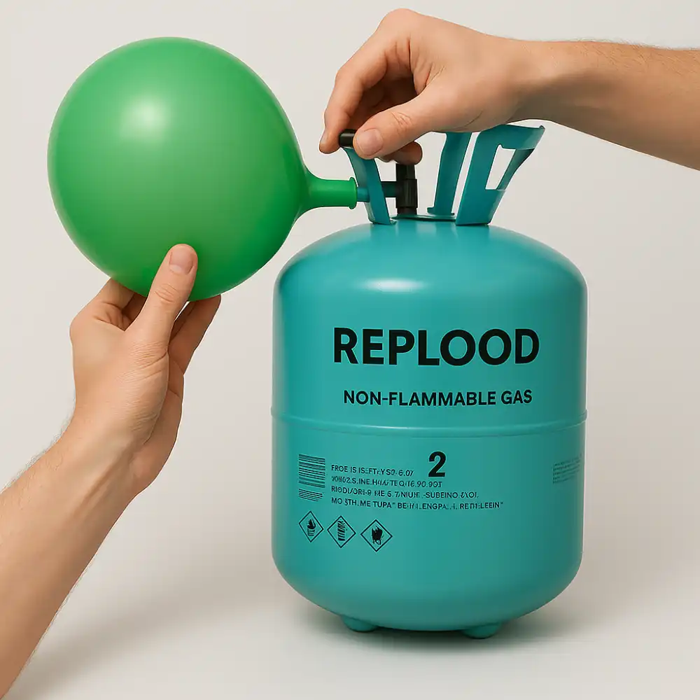Bombola Elio Usa e Getta 0,40 m³ per 50 Palloncini 9" – Feste e Eventi
