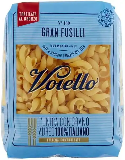 6x Voiello Gran Fusilli N°180 Pasta di Semola 500g Trafilata al Bronzo