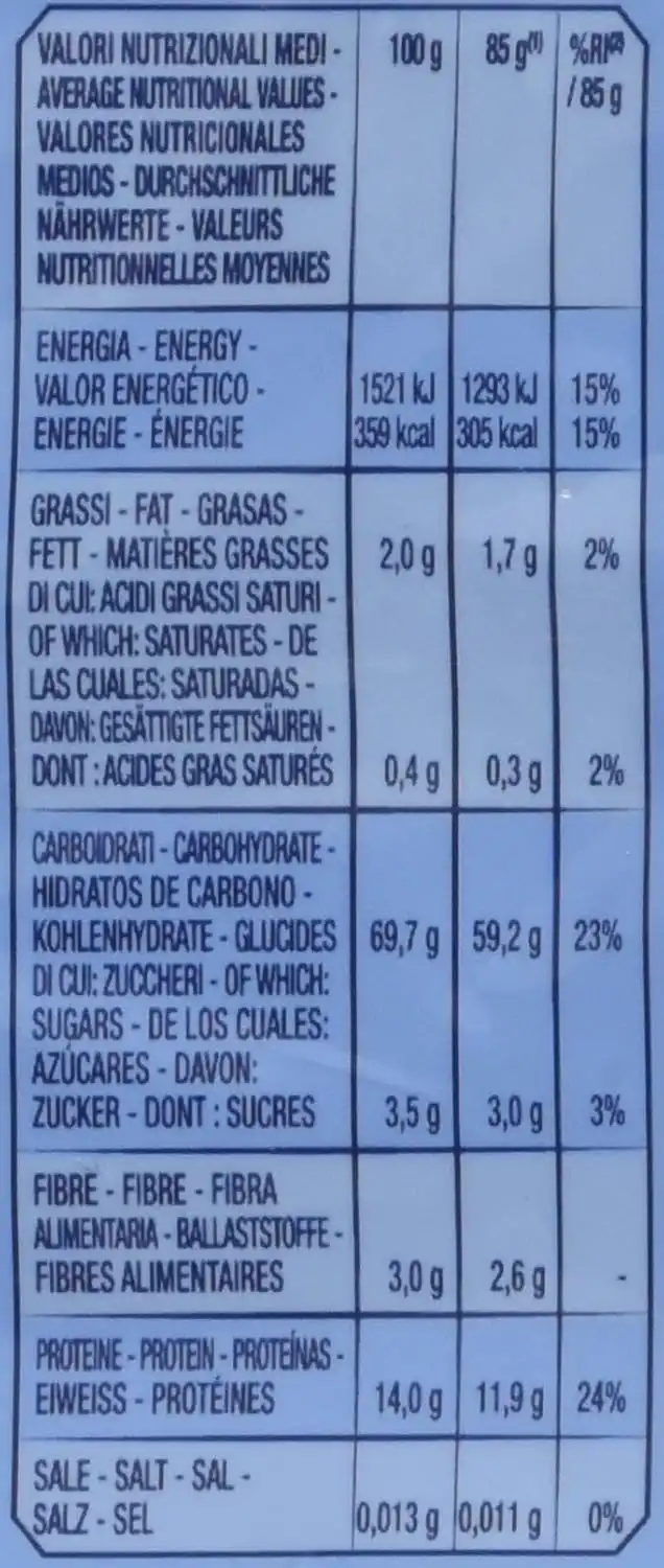 18x Voiello Penne Rigate 500g Pasta Trafilata al Bronzo con Grano Aureo Italiano