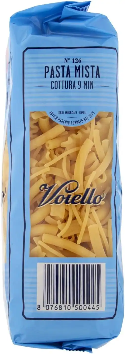 9x Voiello Pasta Mista 500g – Pasta Trafilata al Bronzo con Grano Aureo Italiano