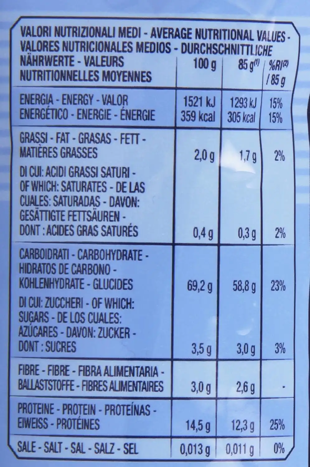 9x Voiello Pasta Mista 500g – Pasta Trafilata al Bronzo con Grano Aureo Italiano