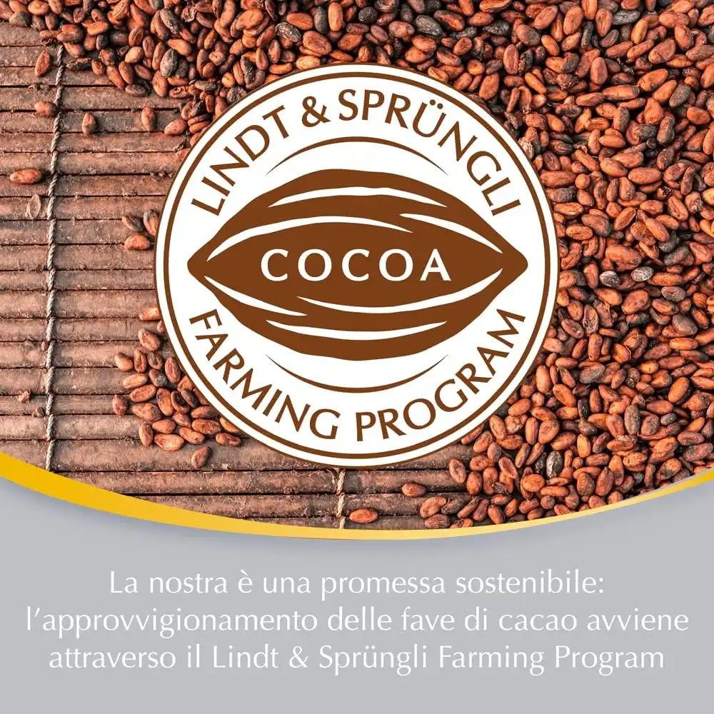 Lindt Snack Cioccolato Extra Fondente 72% Cacao 38g – Confezione 24 Pezzi