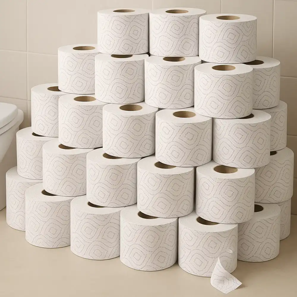 10 Confezioni Carta Igienica Corona 4 Maxi Rotoli Lavanda Profumata