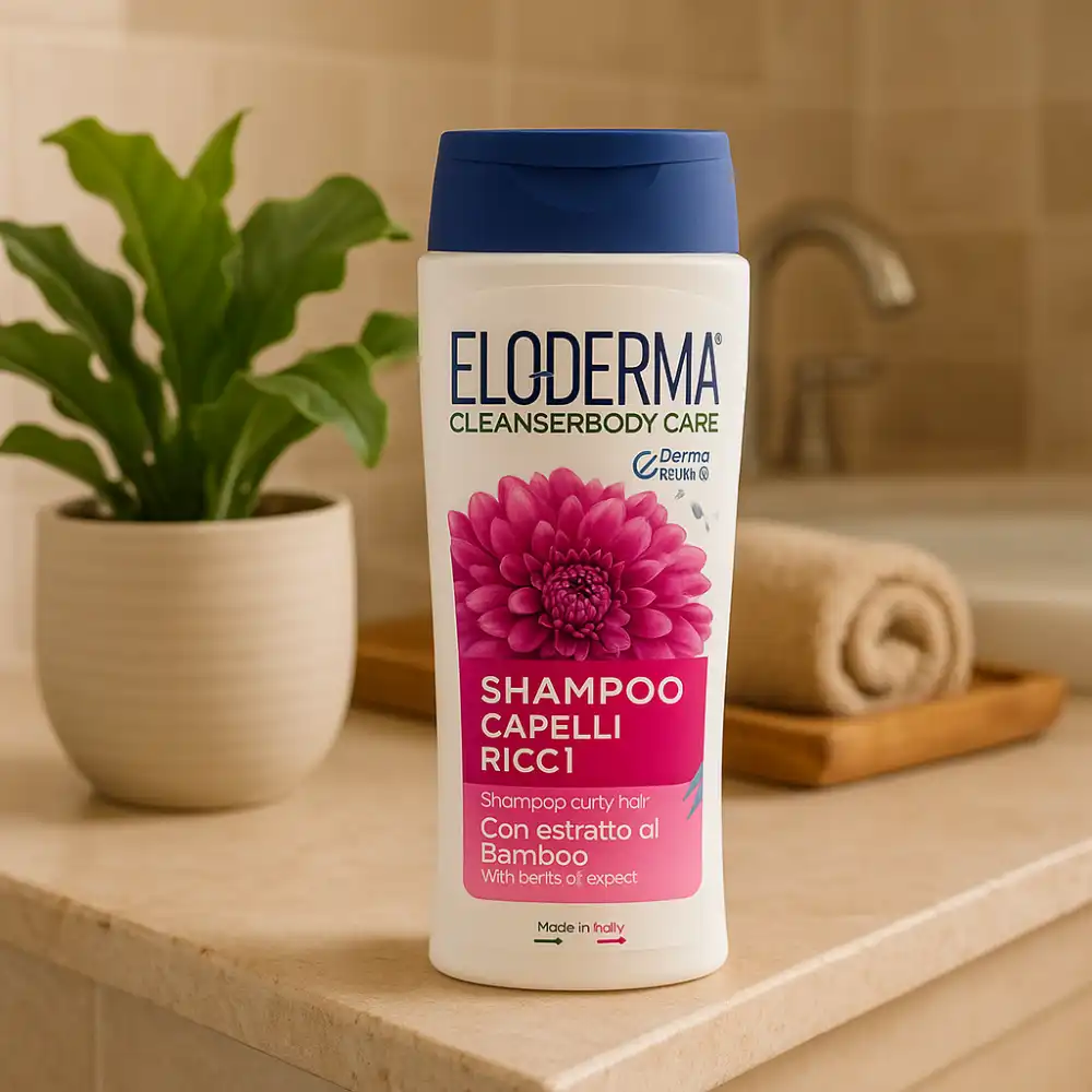 12x Eloderma Shampoo Ricci 75ml Minisize Travel Size Definizione Cura Capelli