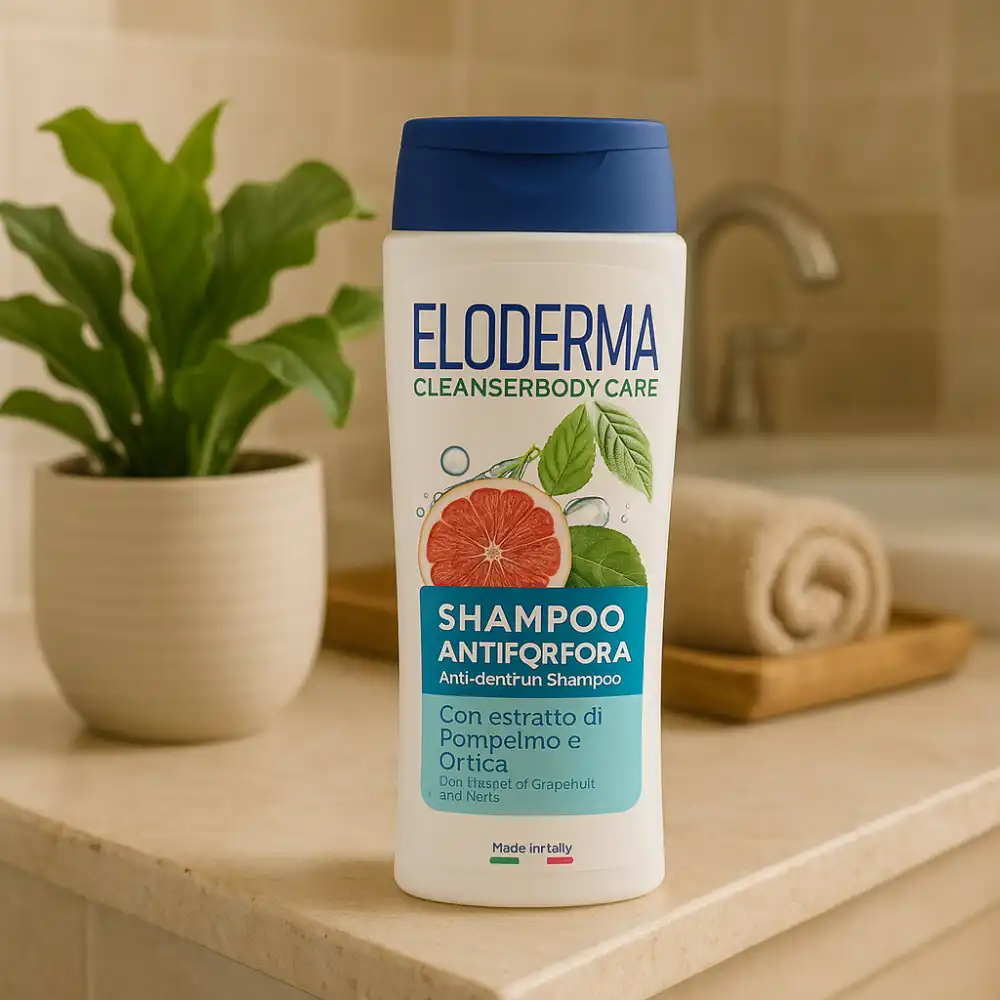 12x Eloderma Shampoo Antiforfora 75ml Minisize Travel Size Capelli Uomo Donna