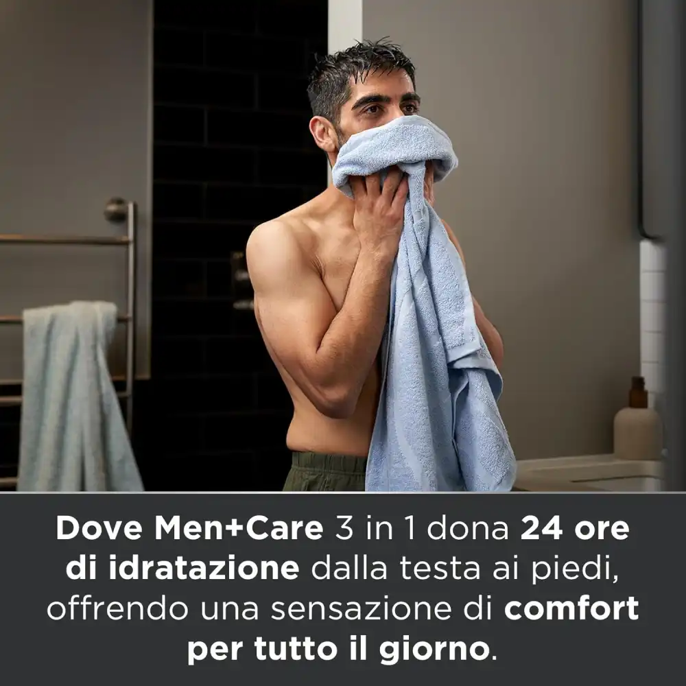 Dove Men+Care Extra Fresh Docciaschiuma Uomo 3in1 6x250ml Idratante
