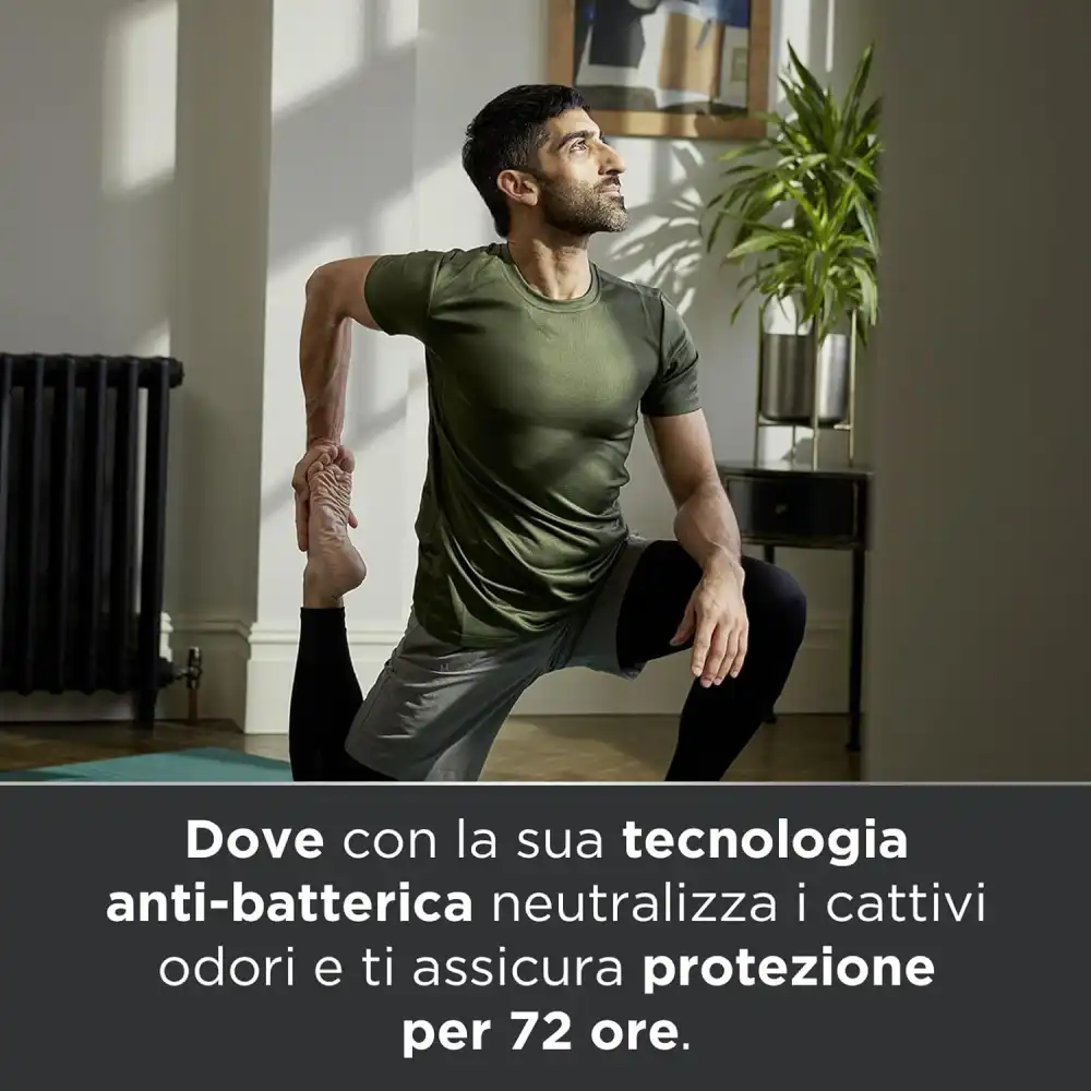 6 x Dove Men+Care Deodorante Roll On Uomo 72H 50ml Advanced Care Clean Comfort