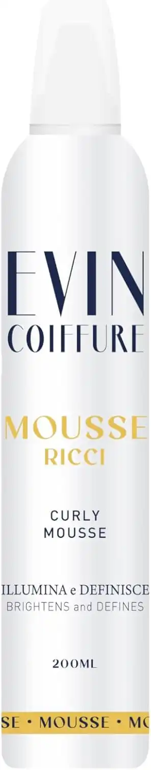 6x EVIN COIFFURE Mousse Capelli Ricci 200ml Modellante Leggera Styling