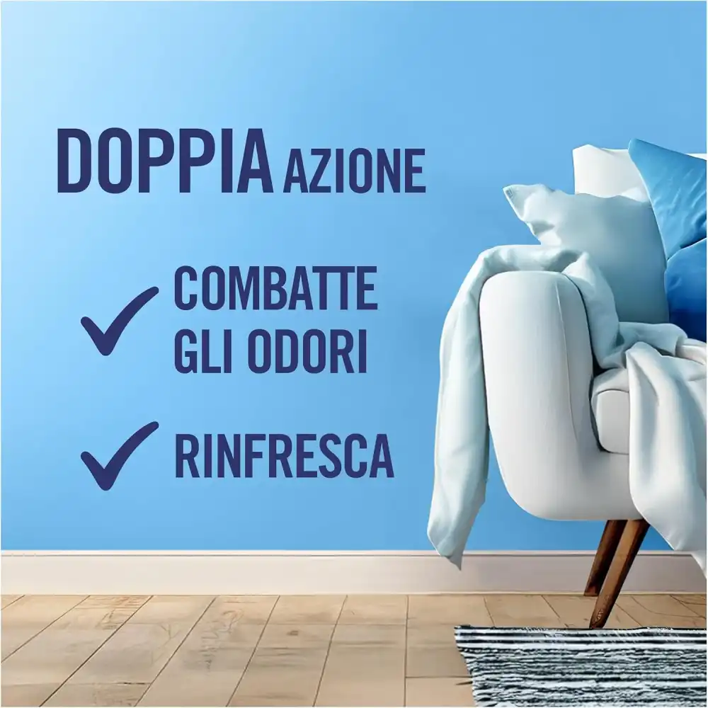 Ambi Pur Spray Tessuti 500ml Nuvole di Cotone Deodorante Anti Odori Persistenti