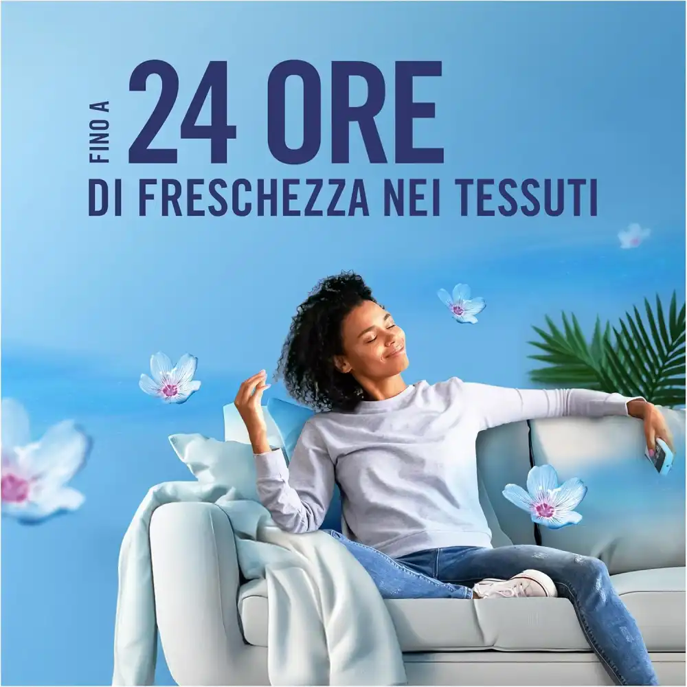 Ambi Pur Spray Tessuti 500ml Nuvole di Cotone Deodorante Anti Odori Persistenti