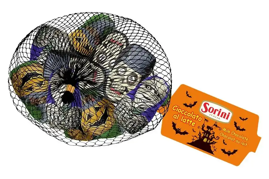 Sorini Halloween Cioccolatini al Latte Mix Retina 560g Dolcetti Mostriciattoli