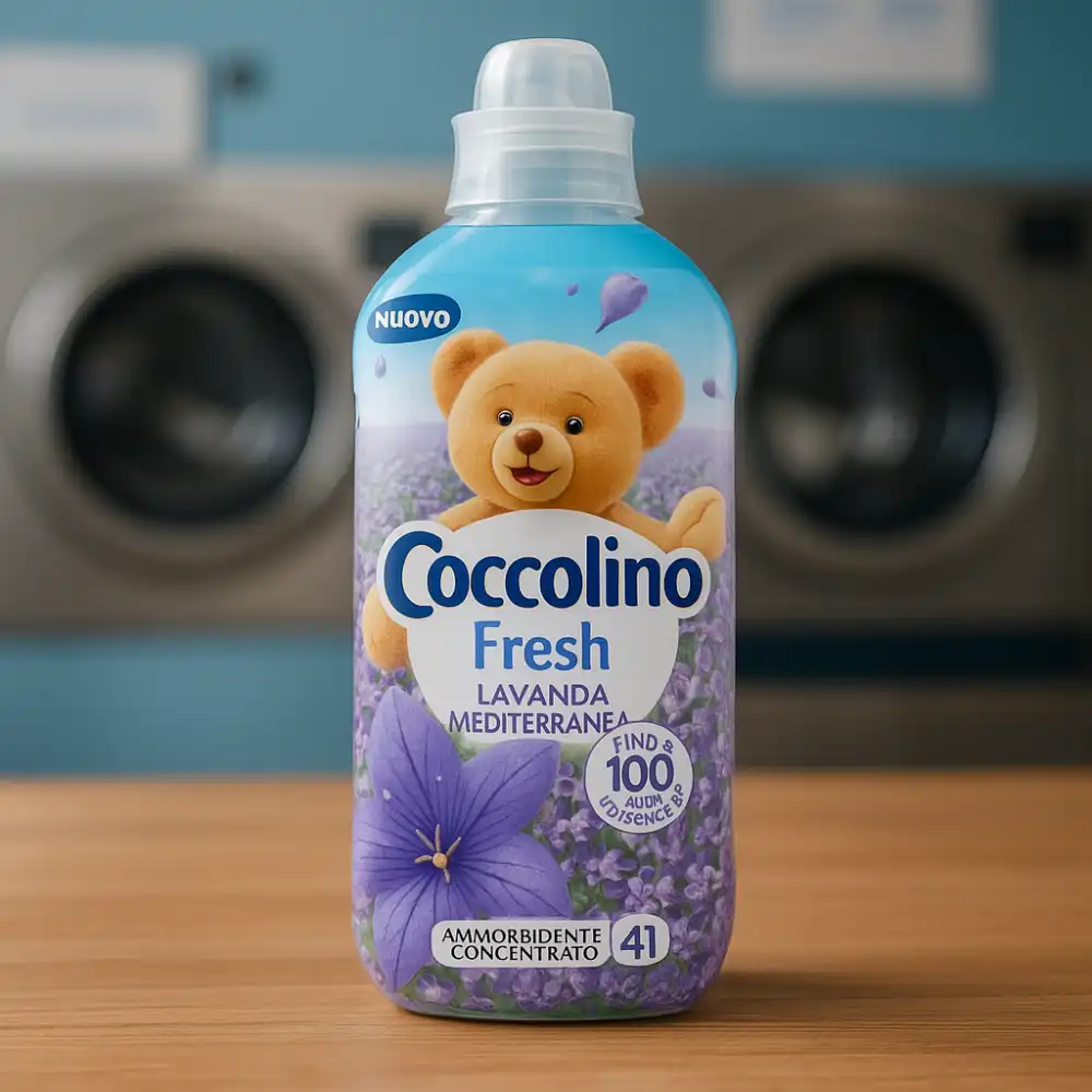 Coccolino Fresh Lavanda Mediterranea Ammorbidente 41 Lavaggi – 8 Flaconi