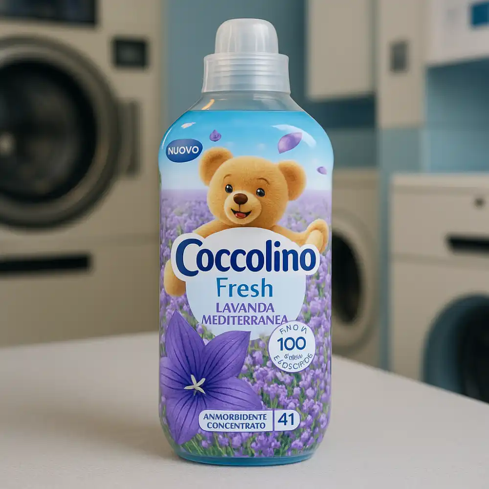 Coccolino Fresh Lavanda Mediterranea Ammorbidente 41 Lavaggi – 8 Flaconi