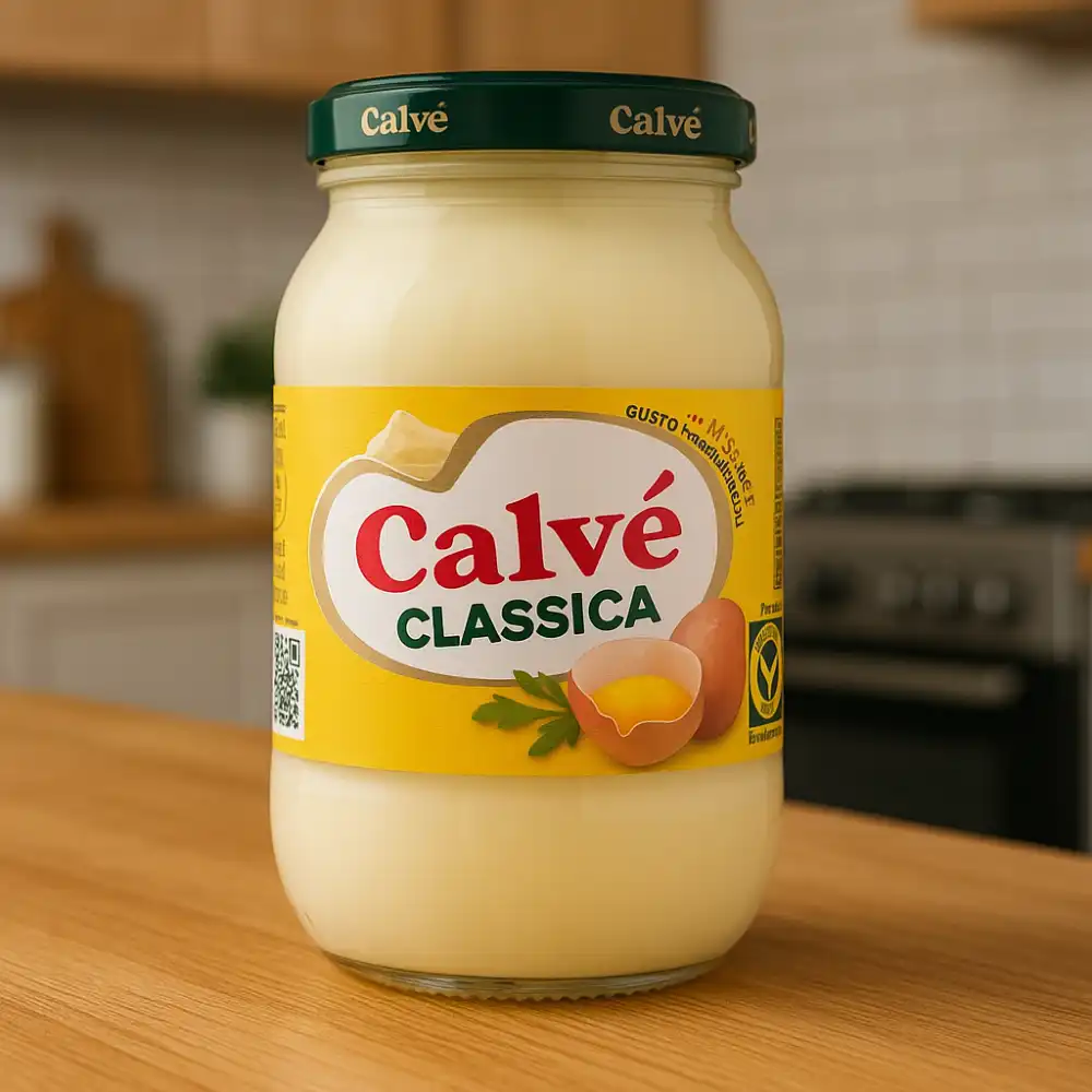 Calvé Maionese Classica Vaso 225 ml, Gusto Autentico e Cremoso Confezione da 12