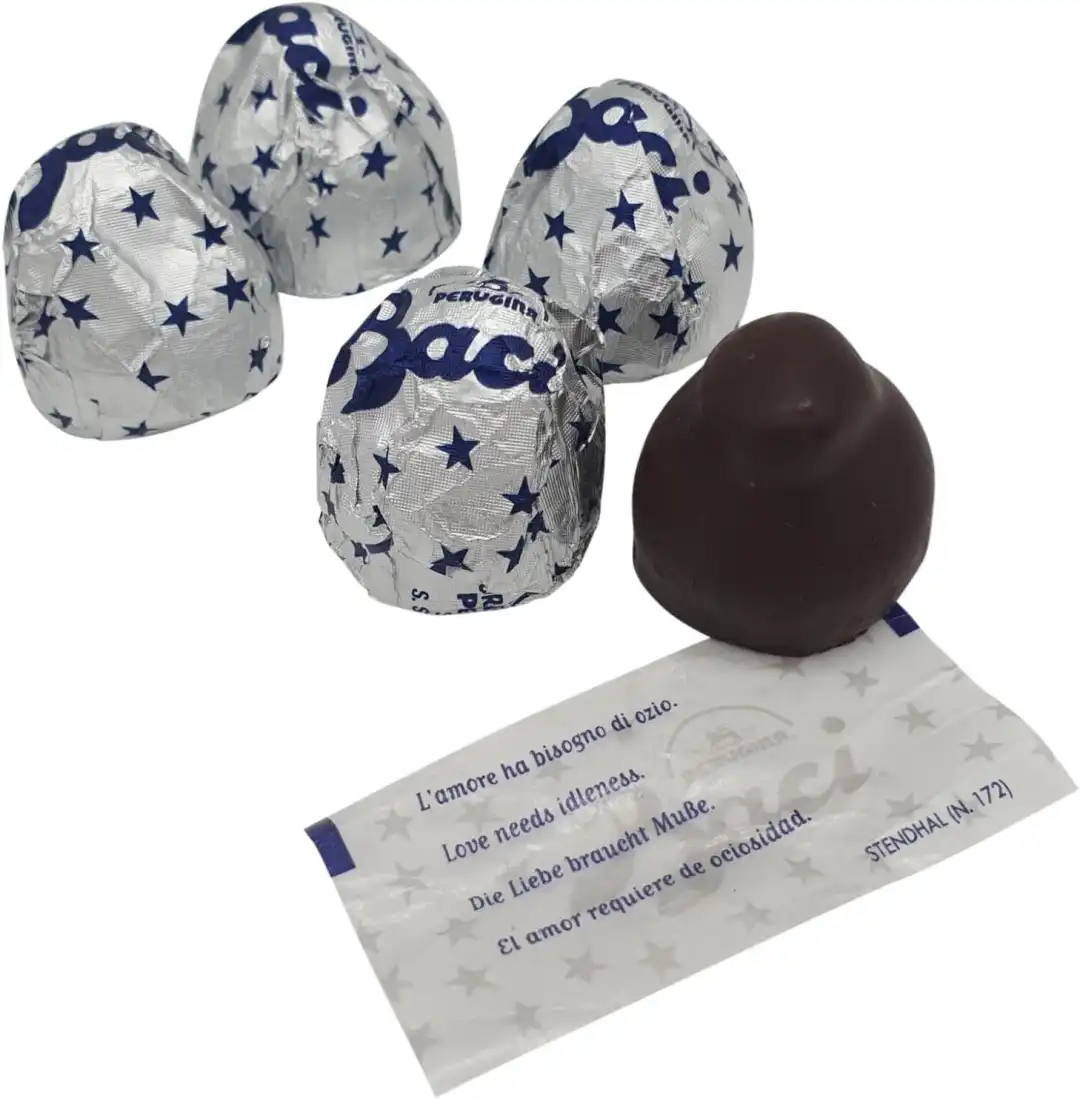 Baci Perugina Cubo Fondente Luisa 325g – Cioccolatini con Nocciola Intera