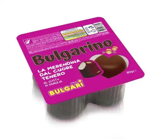 30 Pezzi Bulgari Negrettino Merendine 4x80g – Cuore Tenero al Cioccolato