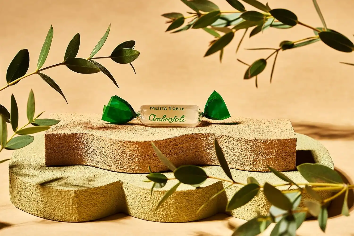 Caramelle Dure Alla Menta Forte Confezione Grande Da 2,5 Kg Fresche Aromatiche