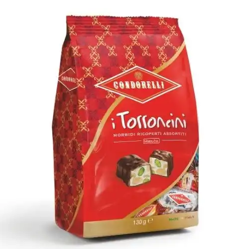 Condorelli Torroncini Assortiti 130g Torrone Morbido Gusti Misti Dolci Siciliani