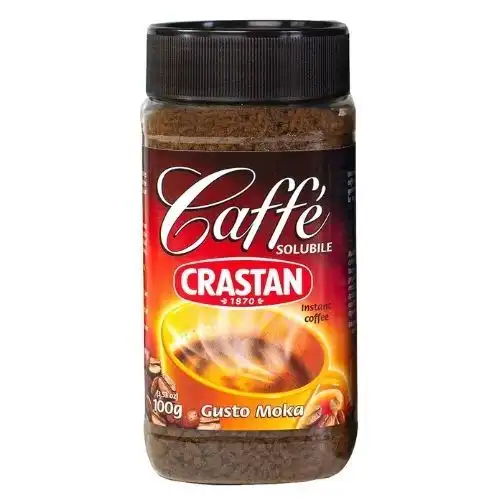 6 Vasetti Caffè Solubile Gusto Moka Crastan Instantaneo Da 100g Pratico E Veloce