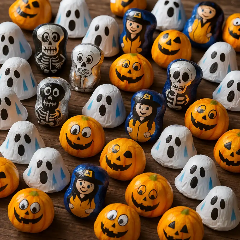 Cioccolatini Halloween La Suissa 500g Fantasmini Zucchette Praline Assortite