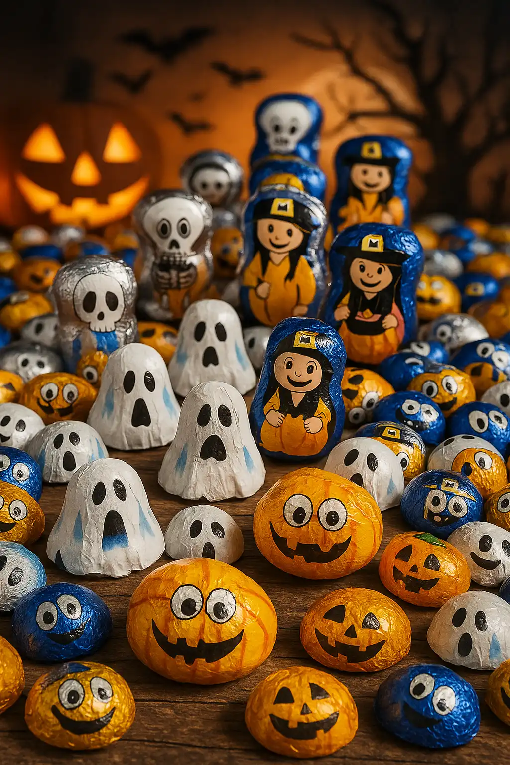 Cioccolatini Halloween La Suissa 500g Fantasmini Zucchette Praline Assortite