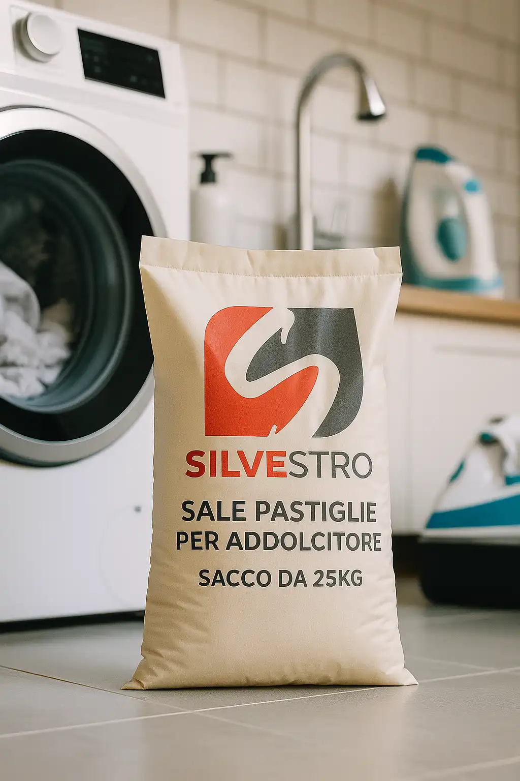 10 Sacchi Sale Addolcitore 25Kg Pastiglie Salgemma Acqua Addolcimento Pallet