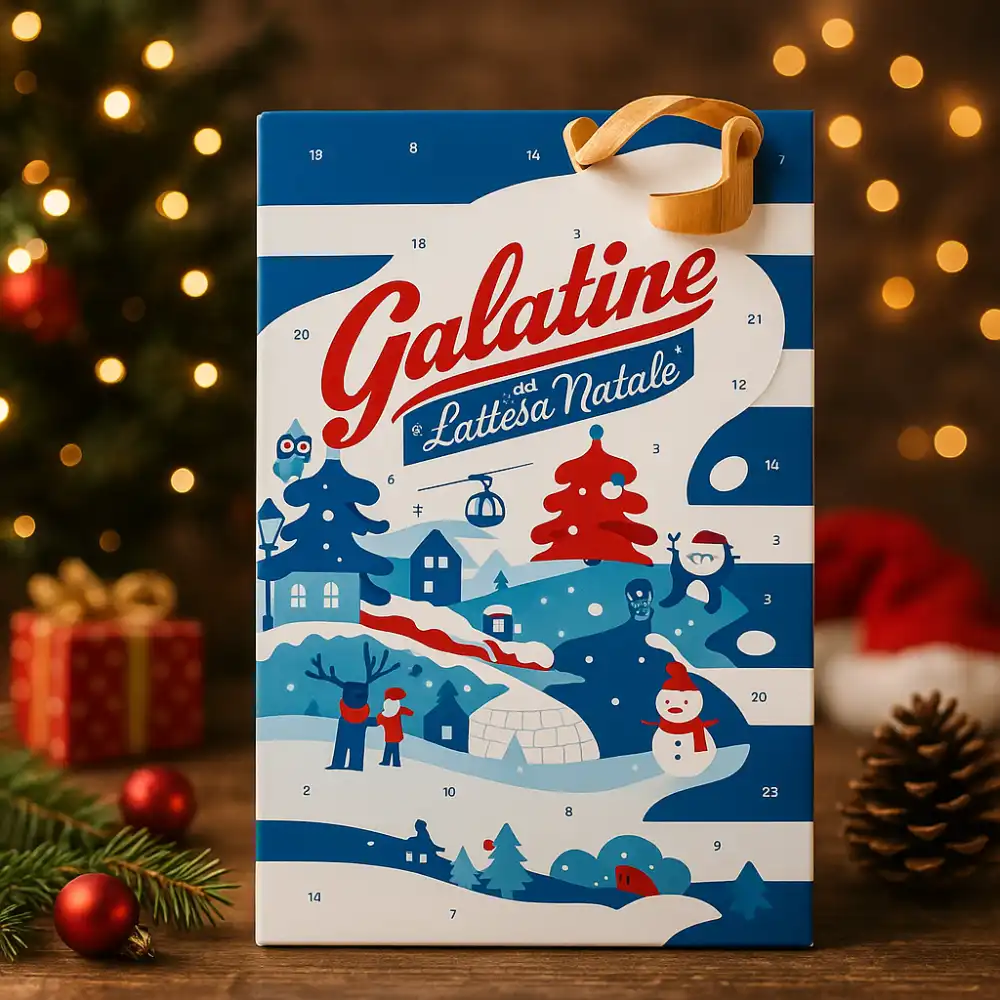 Sperlari Galatine Calendario Avvento 200g – Dolcetti Latte Attesa Natale