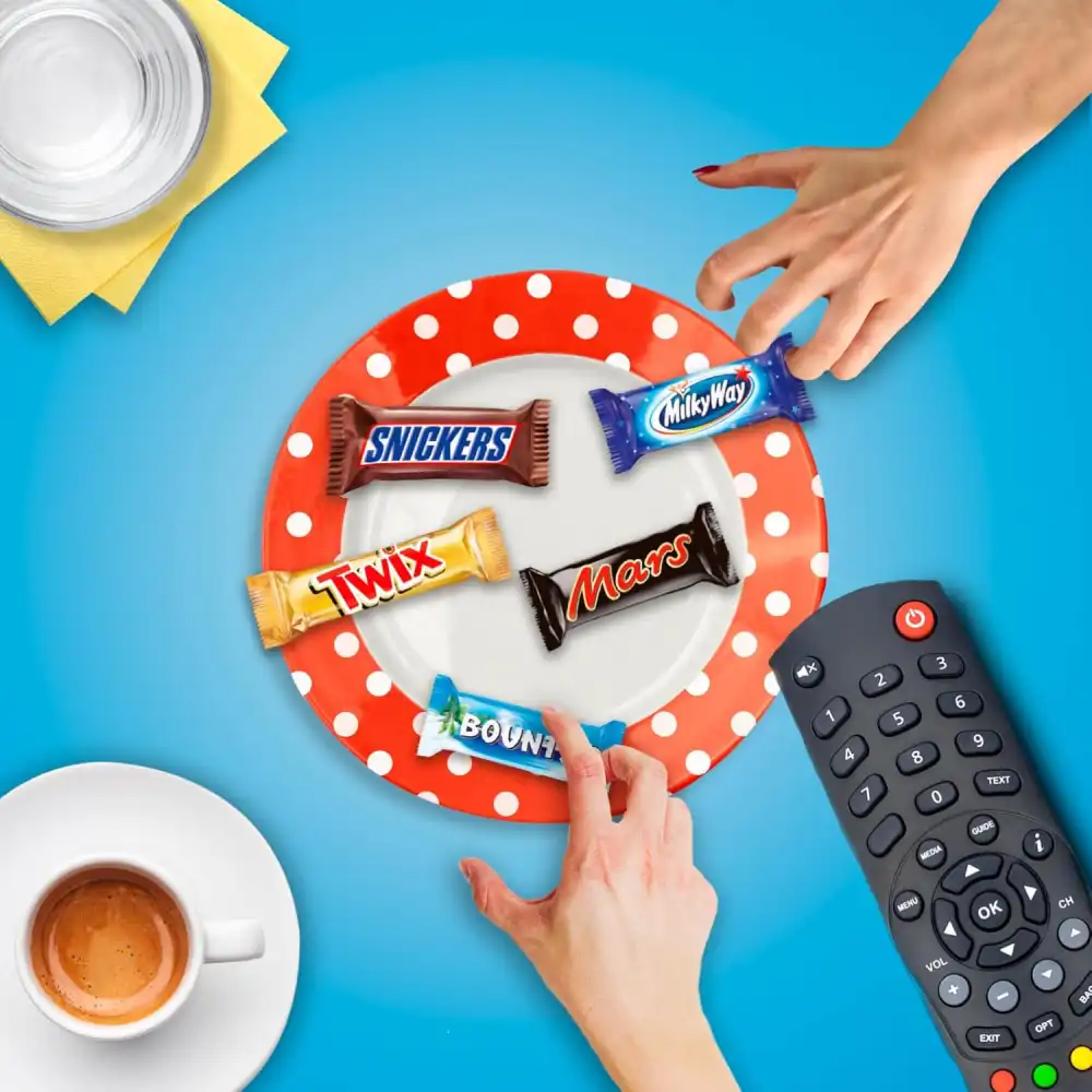 Mixed Minis 71 Barrette Cioccolato Assortite 1.4Kg Mars Twix Bounty Snickers