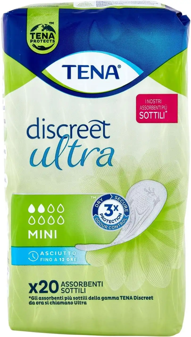 Tena Lady Discreet Mini 10X20 Assorbenti Incontinenza Leggera Sottili E Sicuri