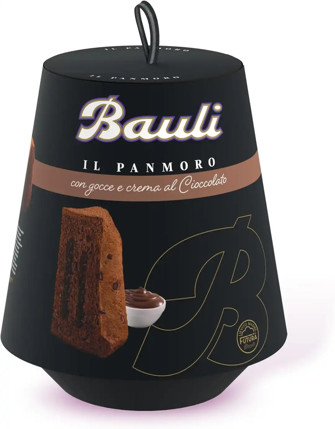 Bauli Panettone Moro 900g e Panmoro 750g con Crema e Gocce di Cioccolato