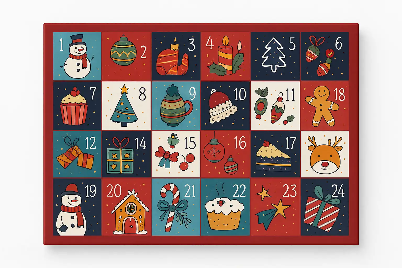 Calendario Avvento Beauty 2025 Donna 24 Sorprese Accessori Capelli Gioielli