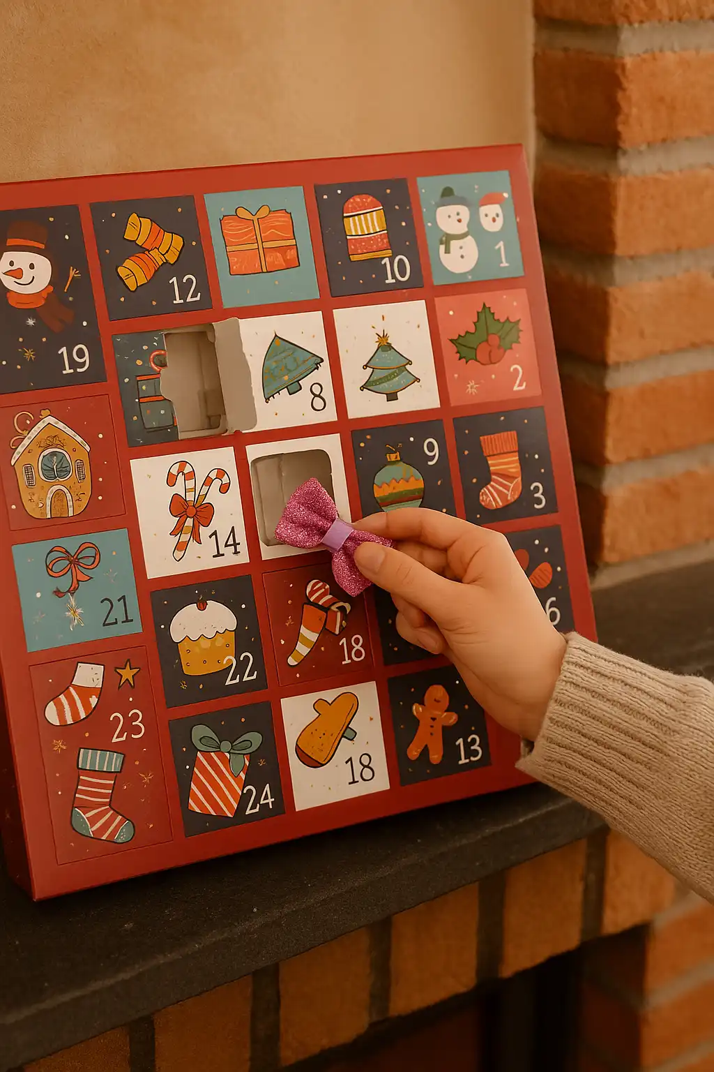 Calendario Avvento Beauty 2025 Donna 24 Sorprese Accessori Capelli Gioielli