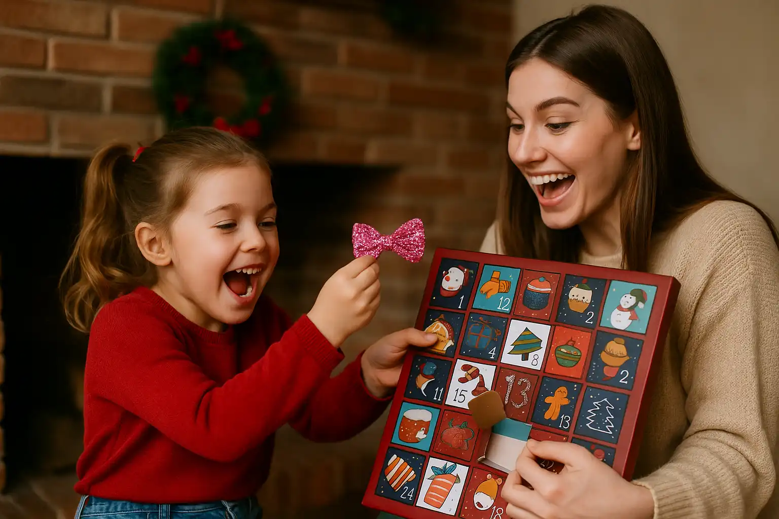 Calendario Avvento Beauty 2025 Donna 24 Sorprese Accessori Capelli Gioielli