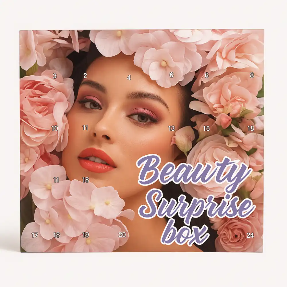 Calendario Avvento Beauty Donna 24 Sorprese Cosmetici e Make-Up Regalo Natalizio
