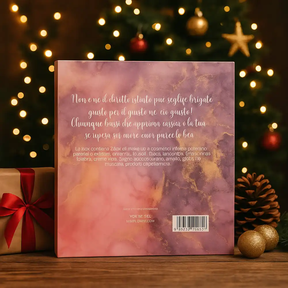 Calendario Avvento Beauty Donna 24 Sorprese Cosmetici e Make-Up Regalo Natalizio