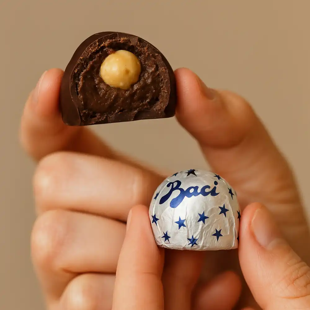 96 Baci Perugina Fondente con Ripieno Gianduia e Nocciola – Scatola Regalo