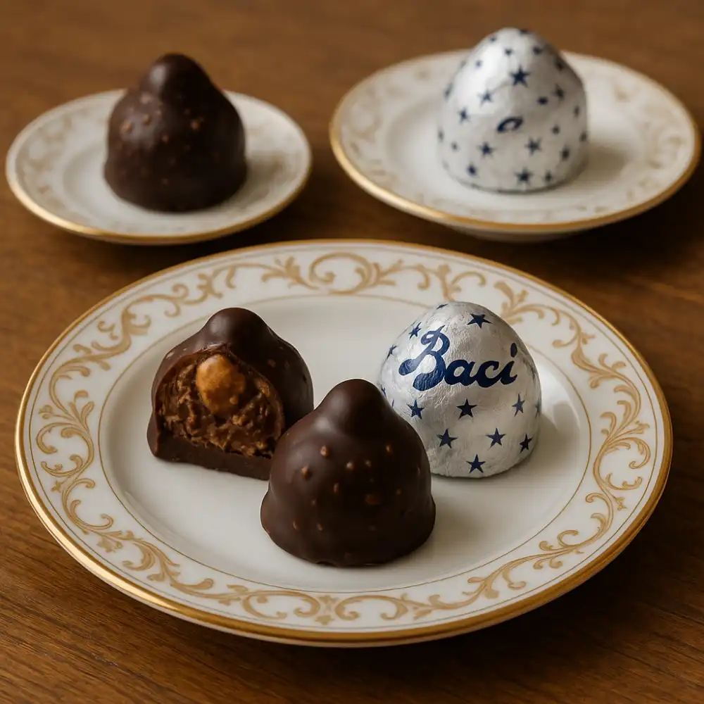 96 Baci Perugina Fondente con Ripieno Gianduia e Nocciola – Scatola Regalo