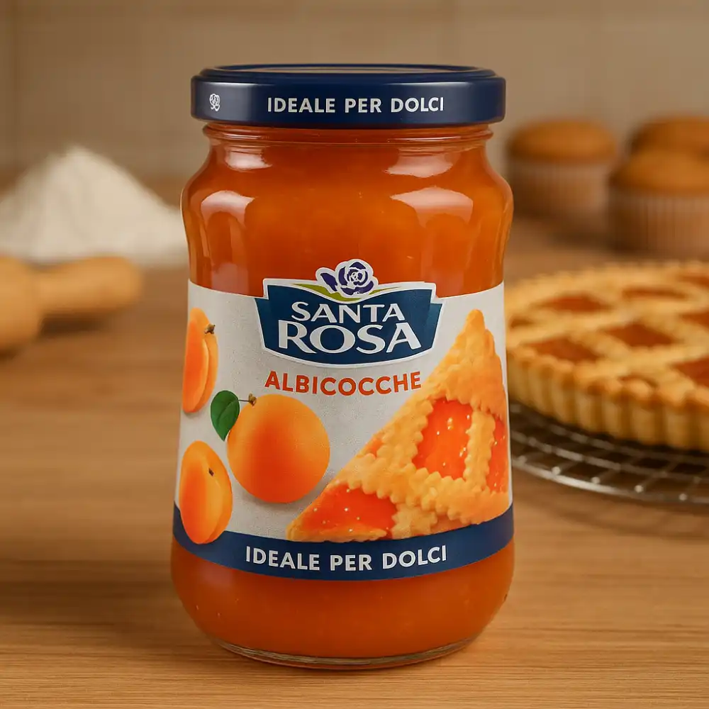 Santa Rosa Confettura di Albicocche 3 x 600g – Marmellata Tradizionale Italiana