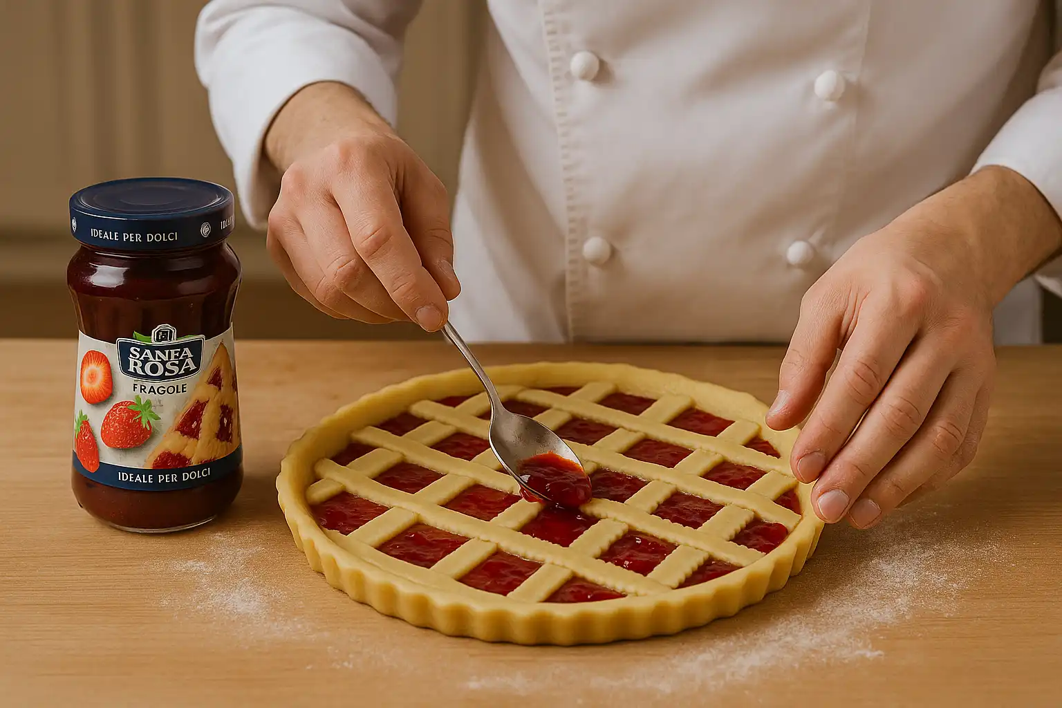 Santa Rosa Confettura di Fragole 3 x 600g – Marmellata Italiana di Fragole