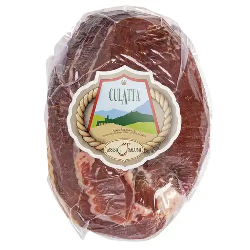 Cesto Salumi Tipici Italiani con Culatta Stagionata Spianata Piccante Guanciale
