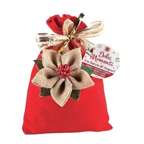 6x Dolcerie Veneziane Un Sacco d’Auguri 100g Confezione Natalizia + Cioccolatini
