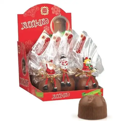 8x Dolcerie Veneziane Natalino Bonsai 50g Cioccolatino Natalizio con Decorazione