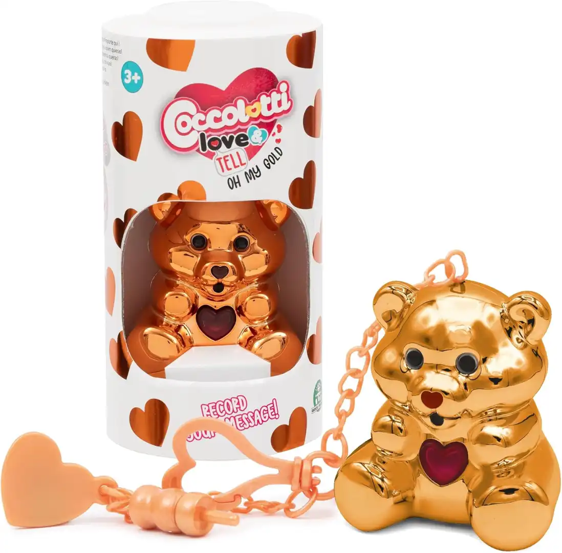 Coccolotti Orsetto Interattivo Bronzo Oh My Gold con Suoni e Luci per Bambini 3+