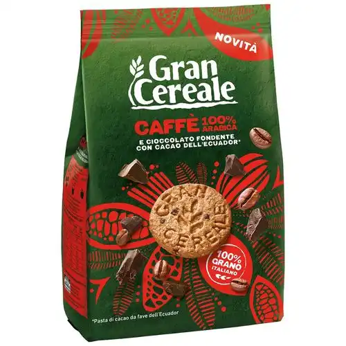 6x Barilla Grancereale 280g Mandorla Salata + Caffè Biscotti Integrali