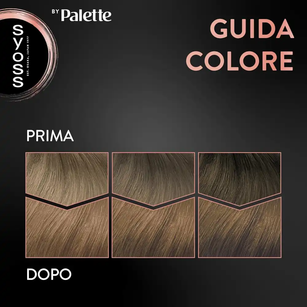 Syoss Palette Tinta Capelli 6-8 Biondo Scuro Cioccolato con Cheratina 100ml