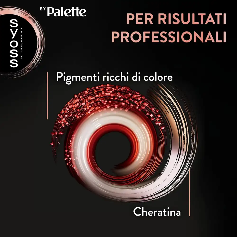 Syoss Palette Tinta Capelli 6-8 Biondo Scuro Cioccolato con Cheratina 100ml